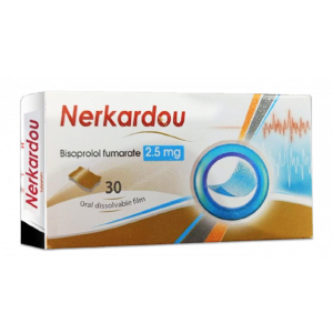 NERKARDOU 2.5 MG ODF ( BISOPROLOL FUMARATE ) 30 ORAL DISSOLVABLE FILMS